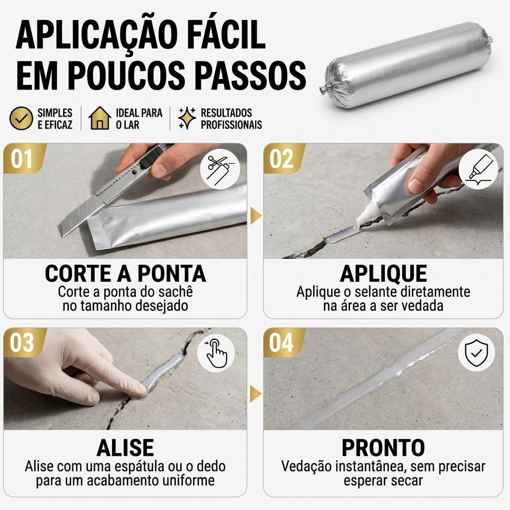 Selante Multiuso Vedação Instantânea - NuraHome