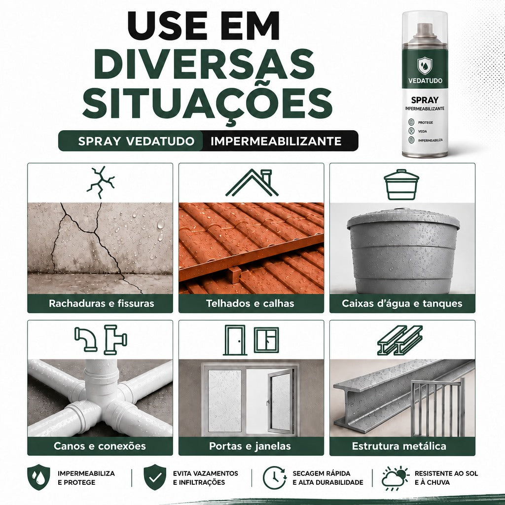 Spray Impermeabilizante VedaTudo