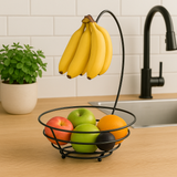 Fruteira Aramada Redonda Com Suporte