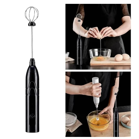 Mini Mixer Portátil Misturador de Bebidas Batedor Espumador Leite USB Recarregável Cozinha Cafe Ovo