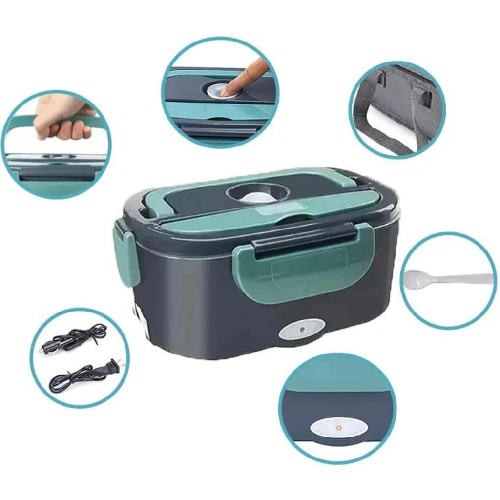 Marmita Elétrica Portátil Bivolt 1.5L / 12V 24V 110V 220V