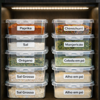 Kit 10 Marmitas com Travas 900ml BPAFREE Pote Plástico Freezer Microondas Fitness Refeição Alimento