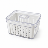 Organizador de Geladeira 3,8 Litros - Cesto Com Tampa Multiuso
