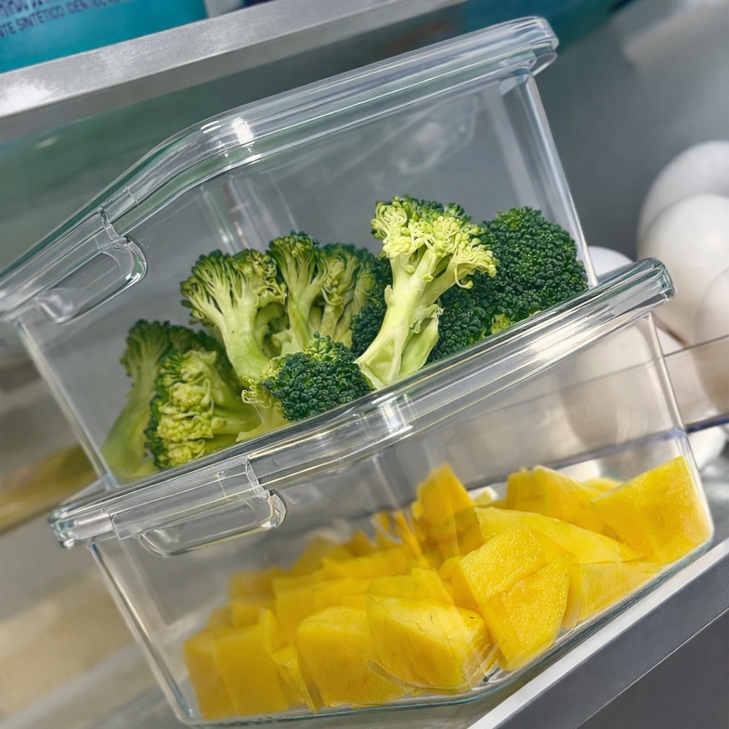 Kit 10 Marmitas com Travas 900ml BPAFREE Pote Plástico Freezer Microondas Fitness Refeição Alimento