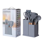 Conjunto de utensílios de cozinha de 5/12/19 peças-faca, colher e acessórios-Kit básico completo