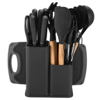 Conjunto de utensílios de cozinha de 12 ou 19 peças