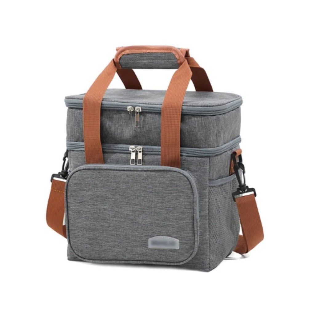 Bolsa Térmica Com Duas Camadas E Grande Capacidade
